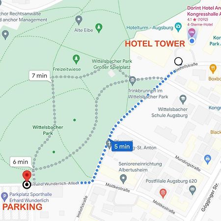 Hotelturm Augsburg Ngoại thất bức ảnh